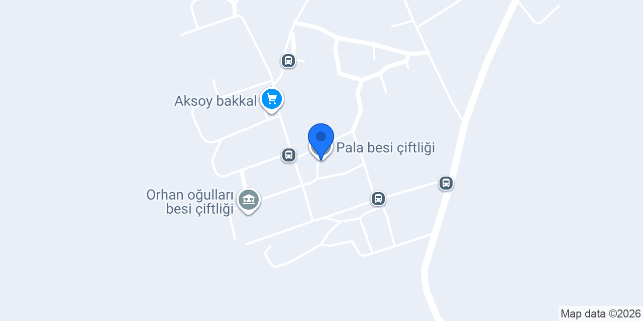 Pala besi çiftliği konumu