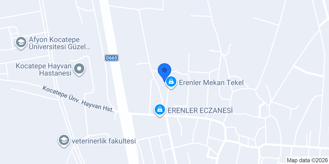 Çınar Fast&Food konumu