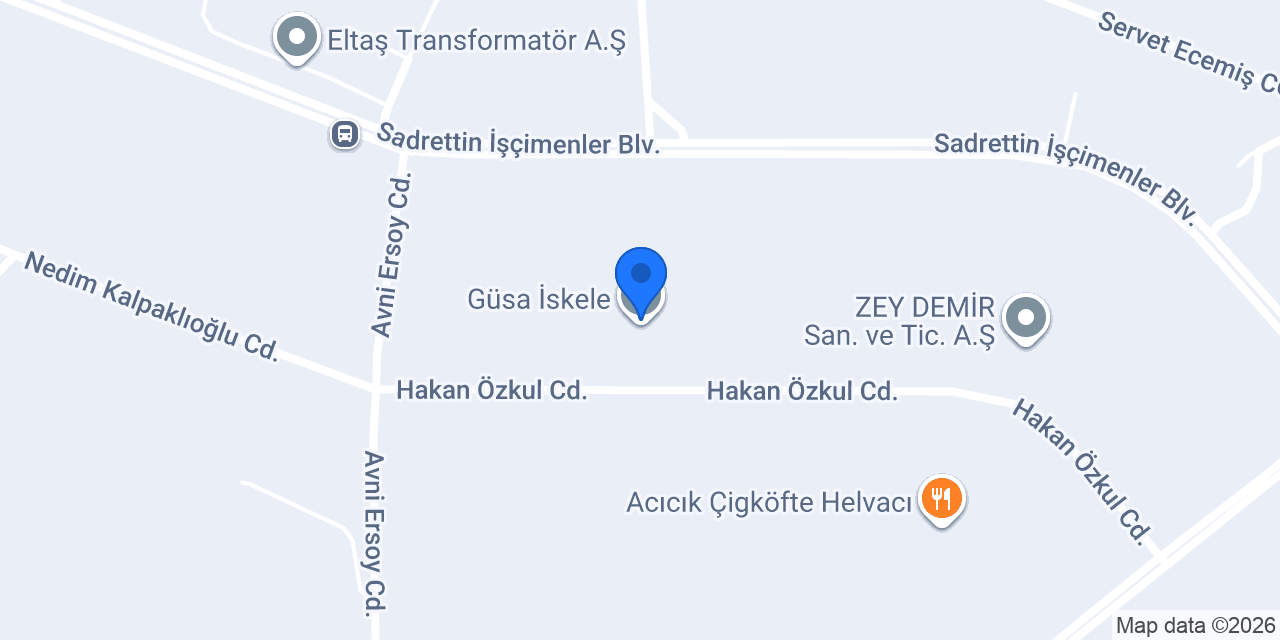 Güsa İskele konumu