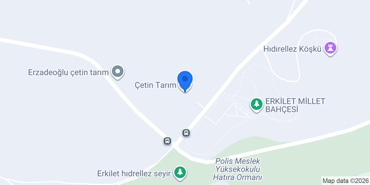 Çetin Tarım konumu