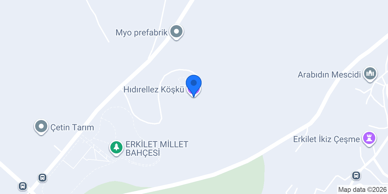Hıdırellez Köşkü konumu