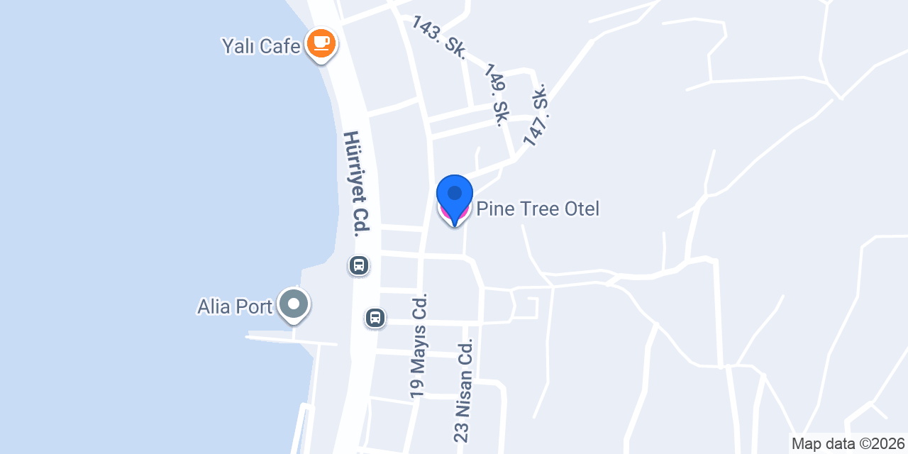 Pine Tree Otel konumu