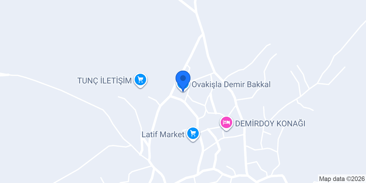 Ovakişla Demir Bakkal konumu