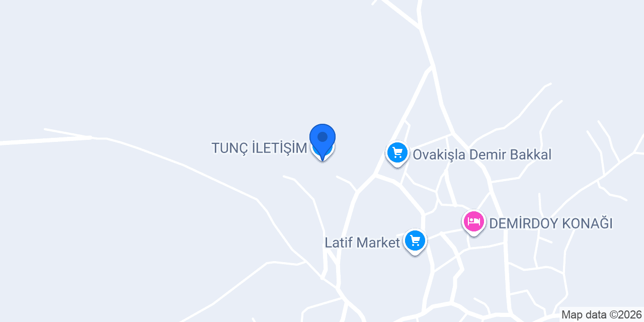 TUNÇ İLETİŞİM konumu