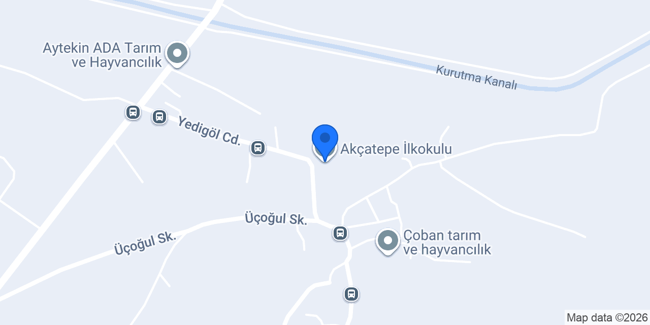 Akçatepe İlkokulu konumu