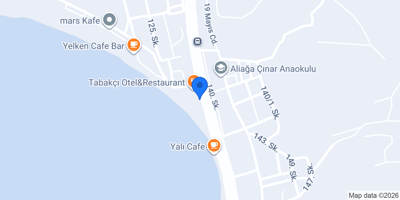 Aliağa İskele Restaurant konumu
