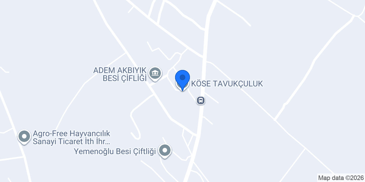KÖSE TAVUKÇULUK konumu