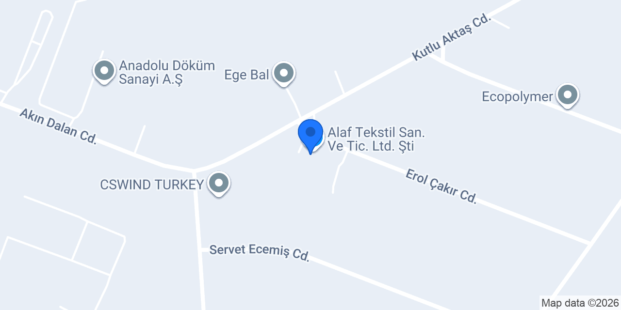 Çehan İnşaat Fabrika konumu