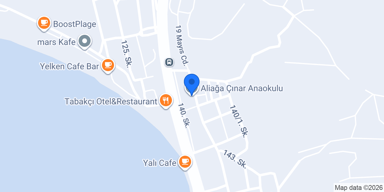 Aliağa Çınar Anaokulu konumu