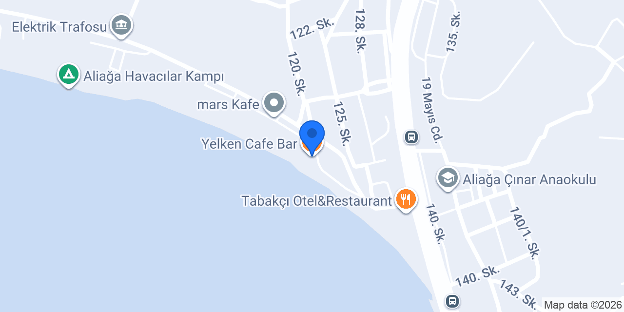 Yelken Cafe Bar konumu