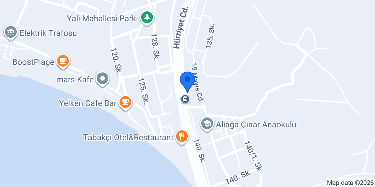 CAFE SÜSLÜ BAHÇE konumu