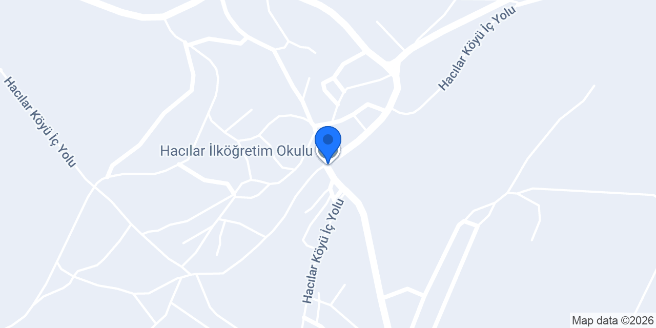 Hacılar İlköğretim Okulu konumu