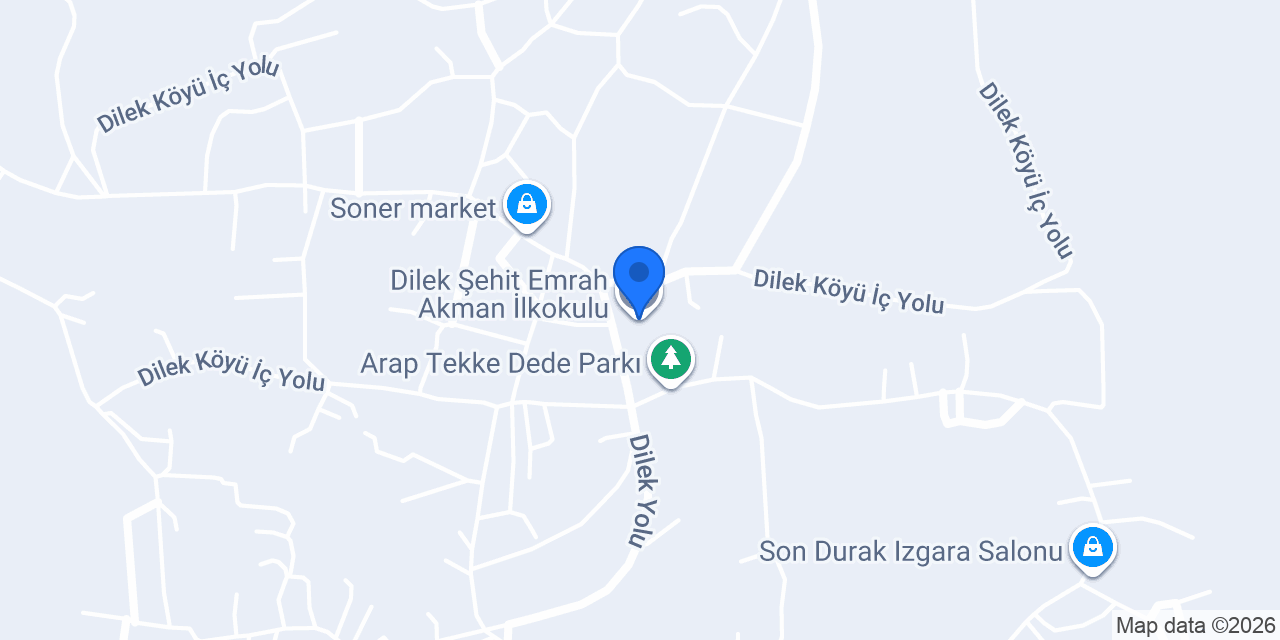 Dilek Şehit Emrah Akman İlkokulu konumu