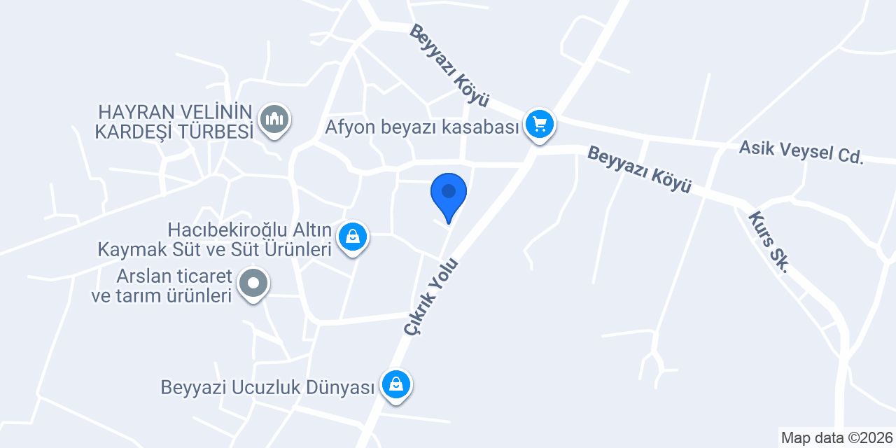 Şahanoğlu Veteriner Kliniği konumu