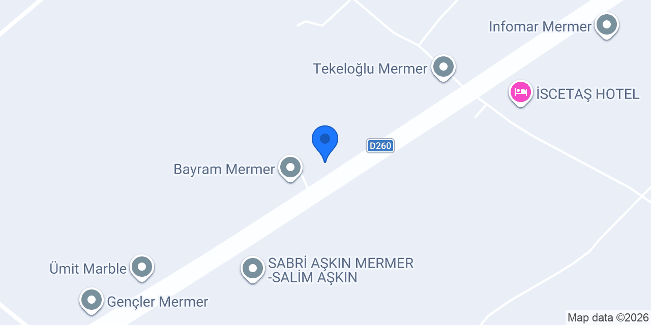Oluşum Mermer konumu
