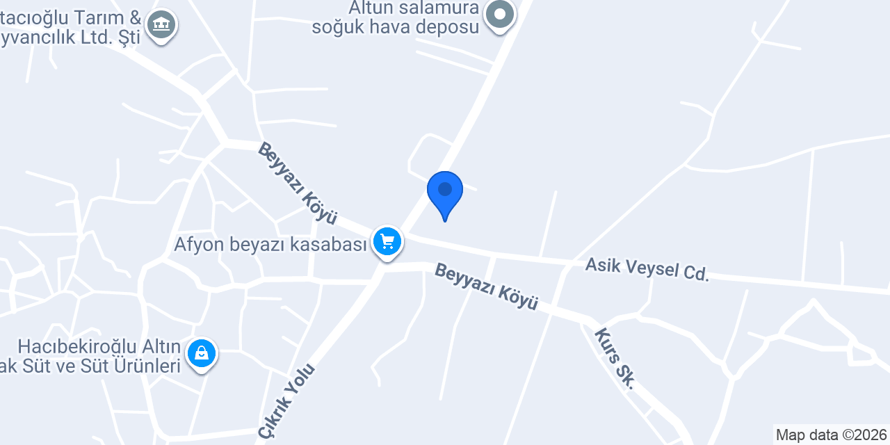 Çalıkoğlu Tarım konumu