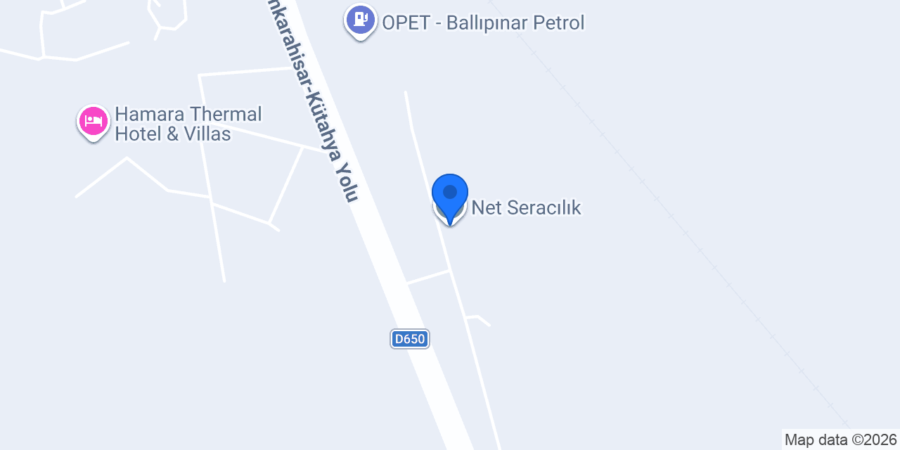 Net Seracılık konumu