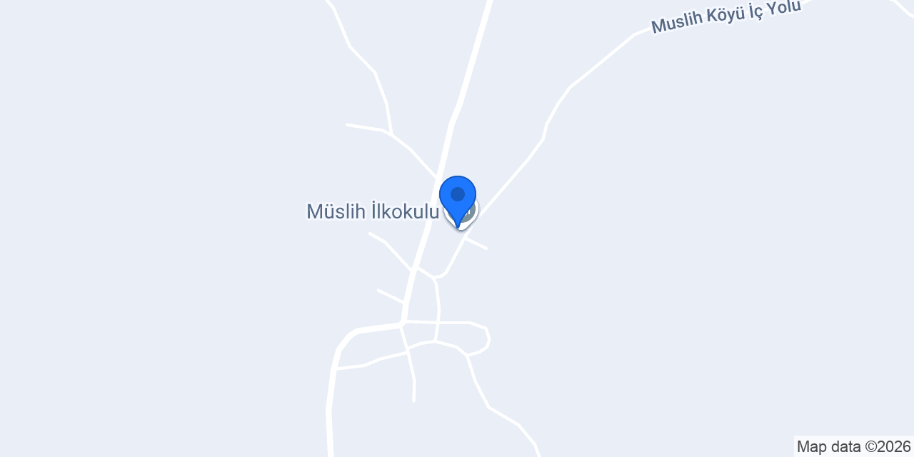 Müslih İlkokulu konumu