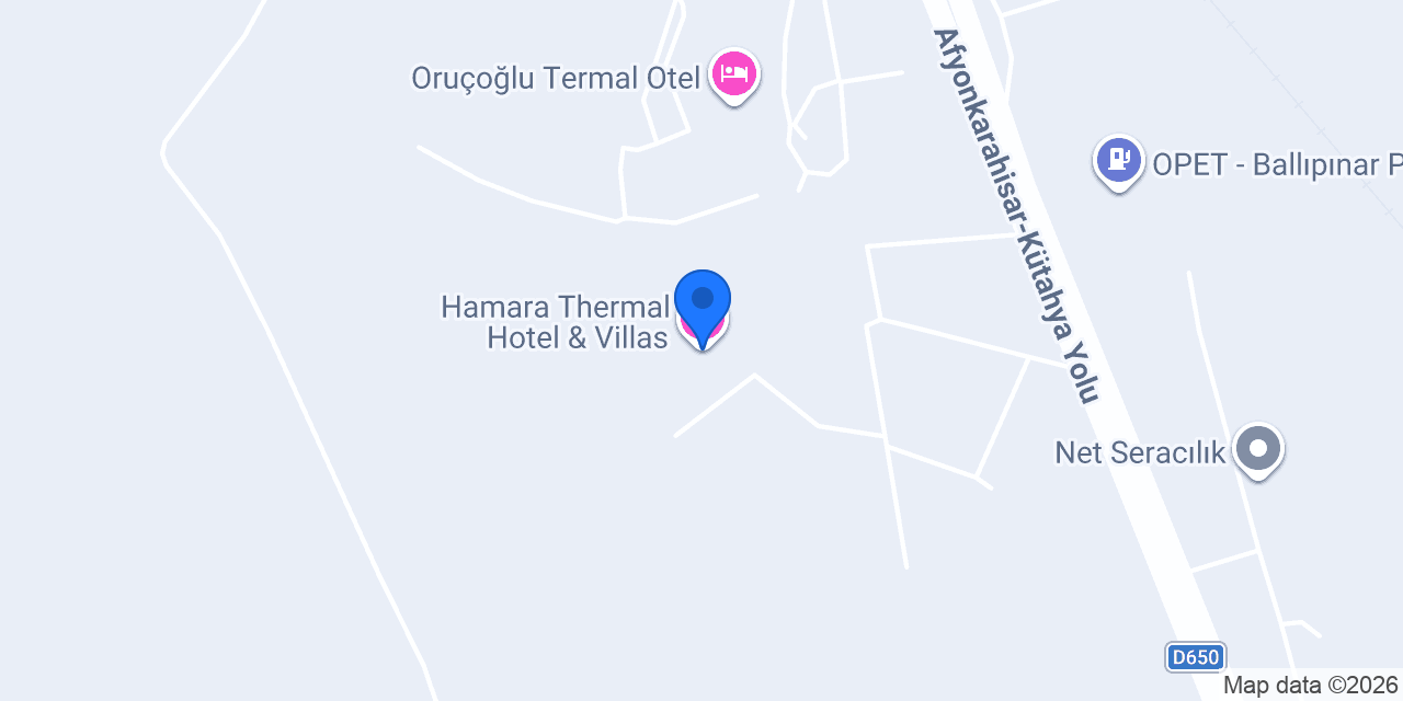 Hamara Thermal Hotel & Villas konumu