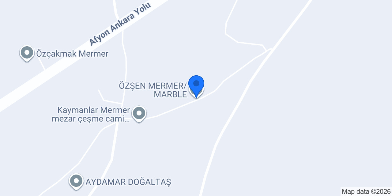 ÖZŞEN MERMER/MARBLE konumu
