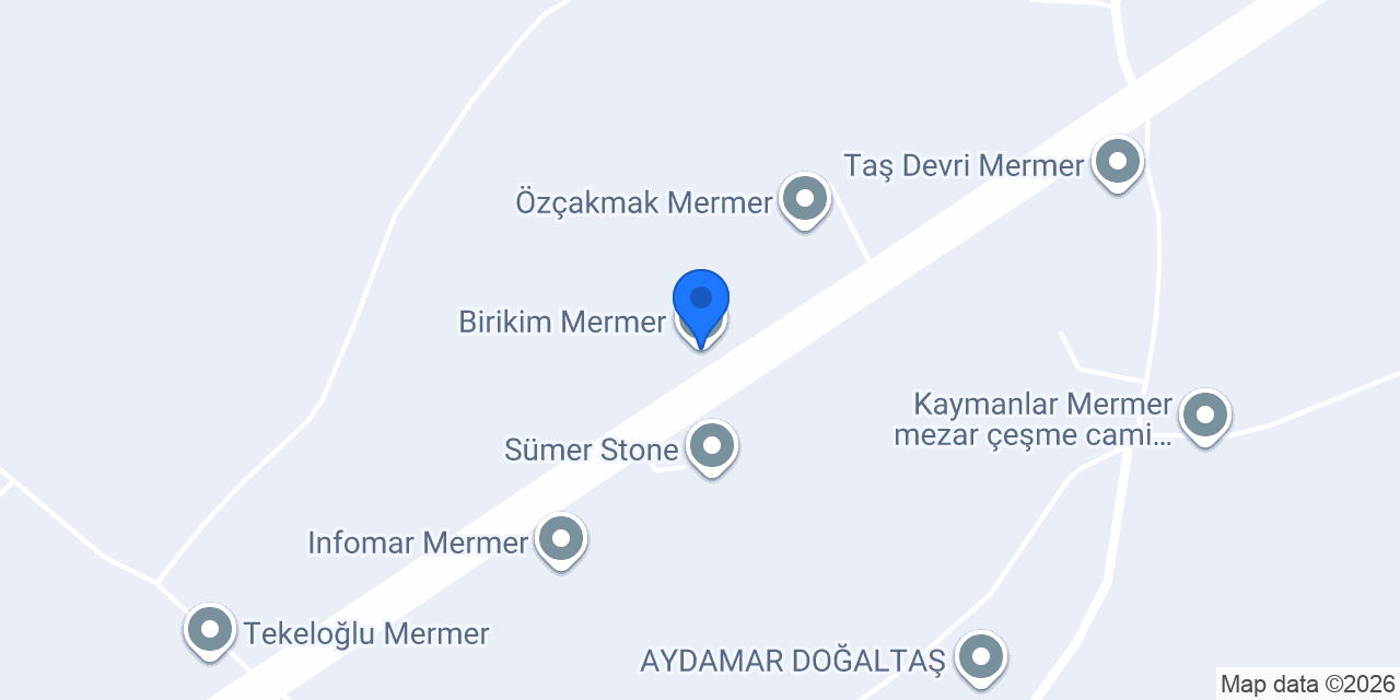 Birikim Mermer konumu