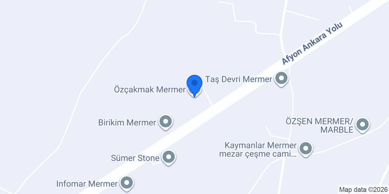 Özçakmak Mermer konumu