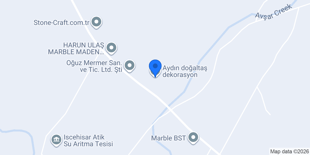 Aydın doğaltaş dekorasyon konumu