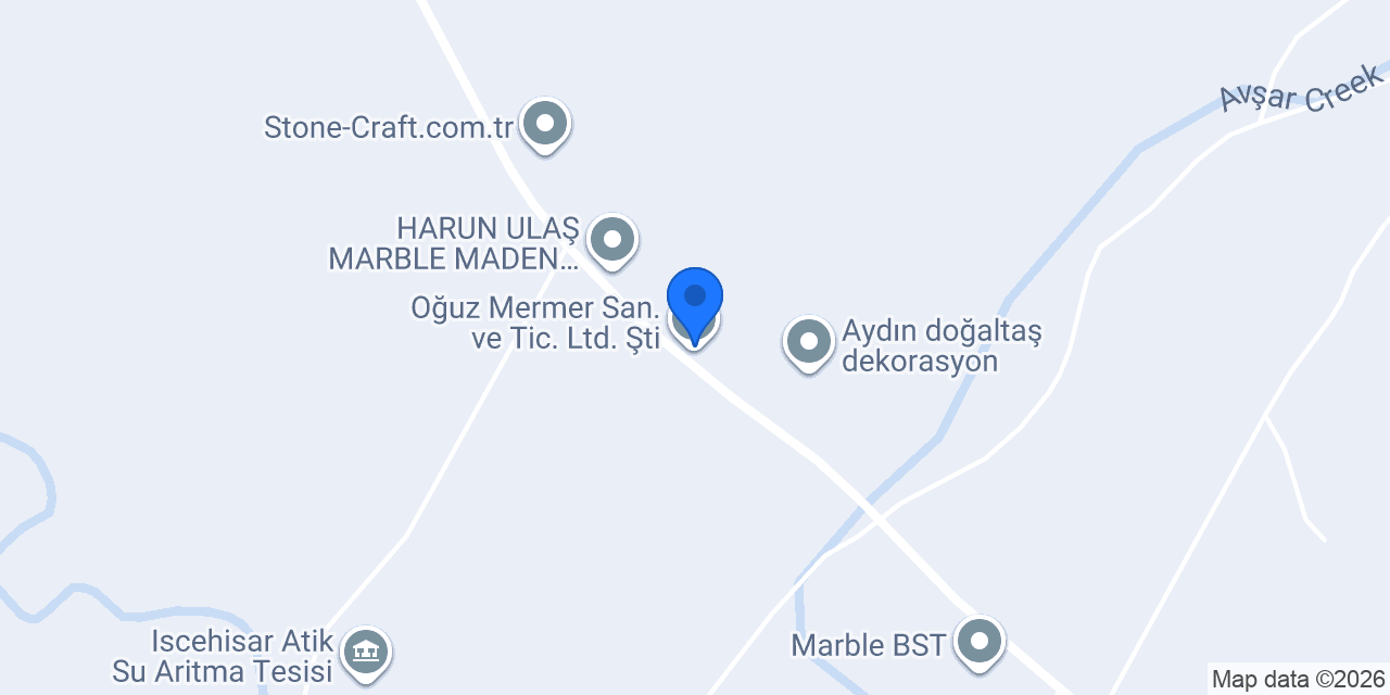 Oğuz Mermer San. ve Tic. Ltd. Şti. konumu