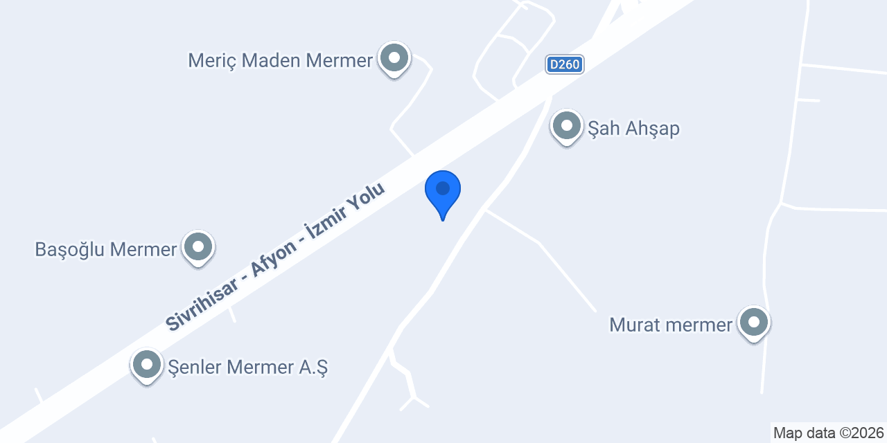 Hak Maden Mermer konumu