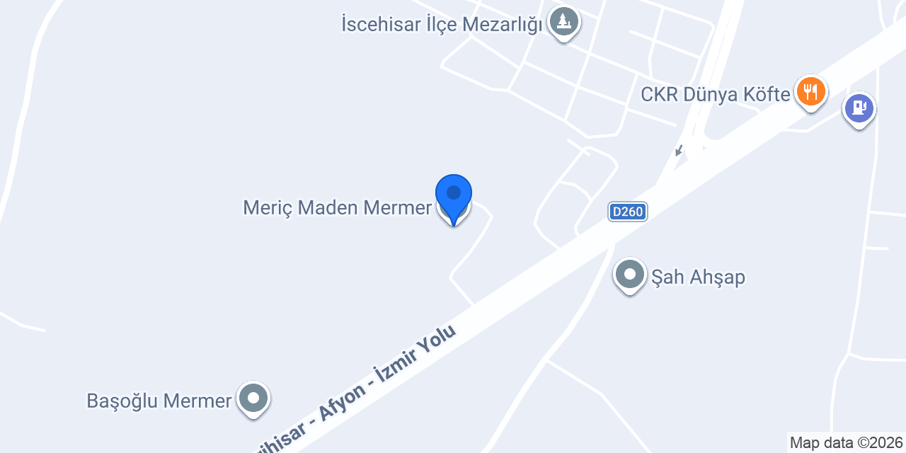 Meriç Maden Mermer konumu