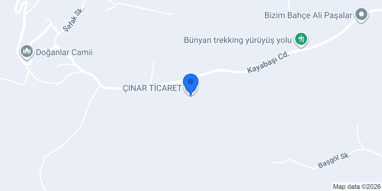 ÇINAR TİCARET konumu