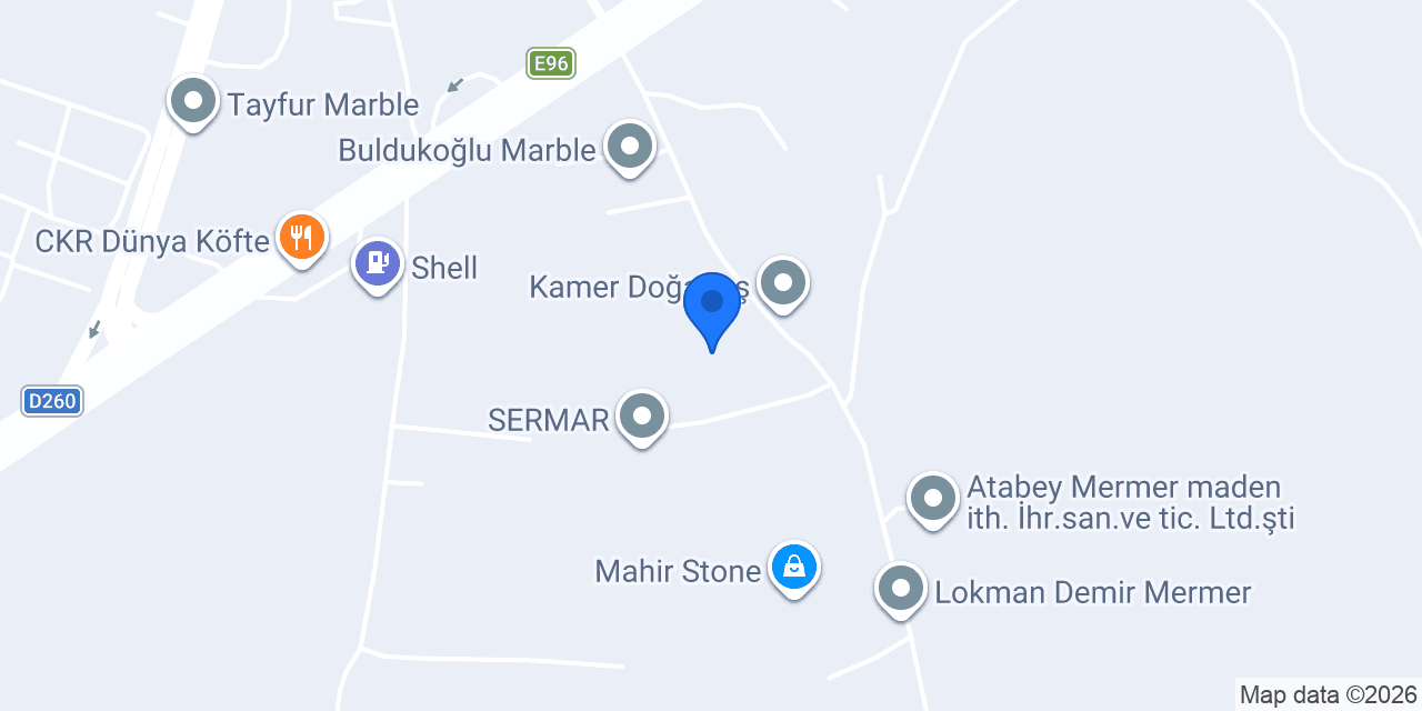 çapkan marble konumu