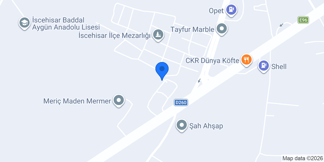 Aytaç Marble - Akronis Stone konumu