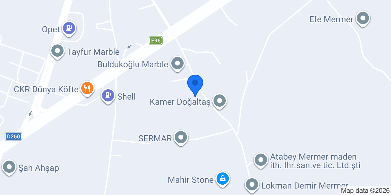 Parlak Mermer konumu