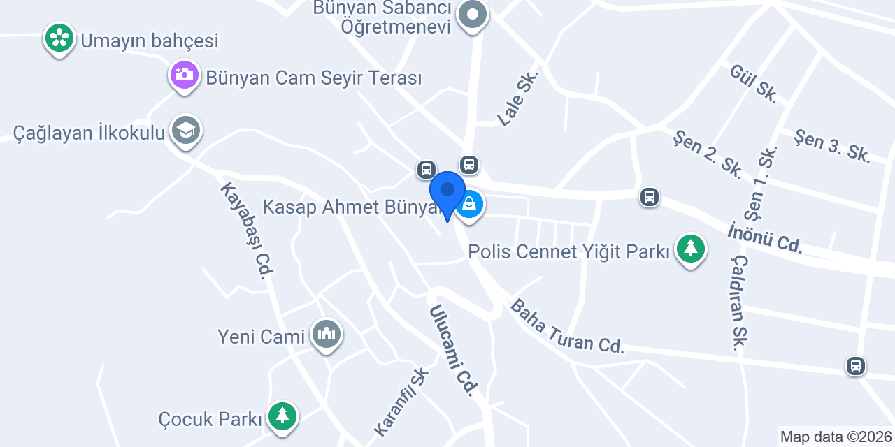 Bozdağ Ticaret konumu