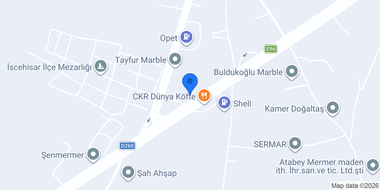 Teknik Mermer konumu
