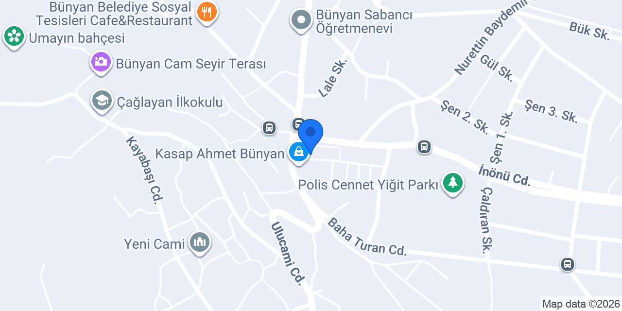 MK Otel konumu