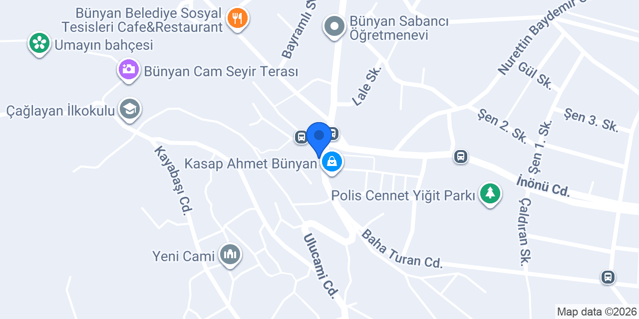 Bünyan Mat Emlak konumu