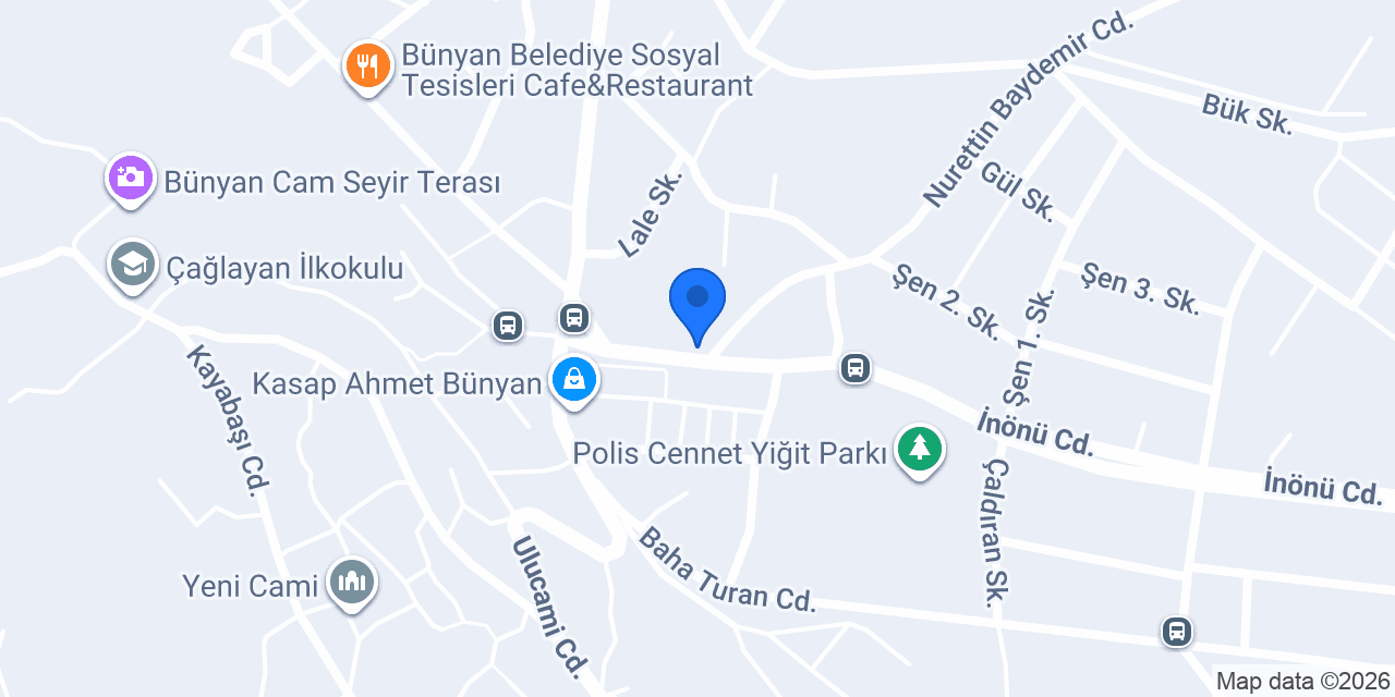 Oses Çiğ Köfte konumu