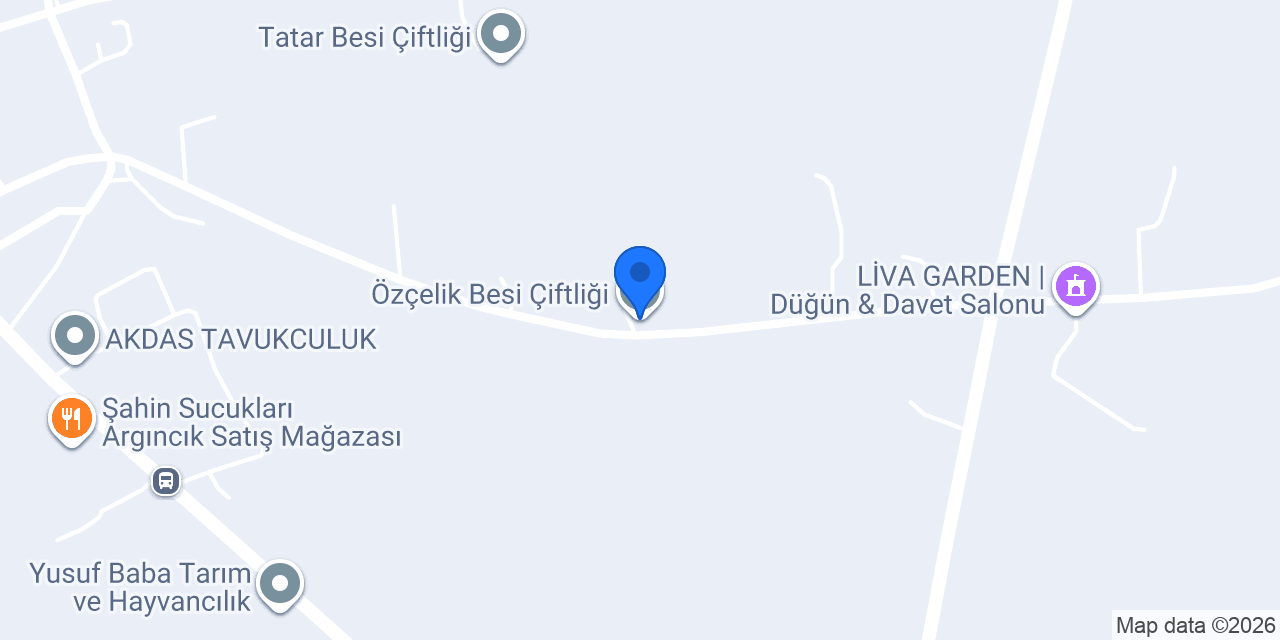 Özçelik Besi Çiftliği konumu