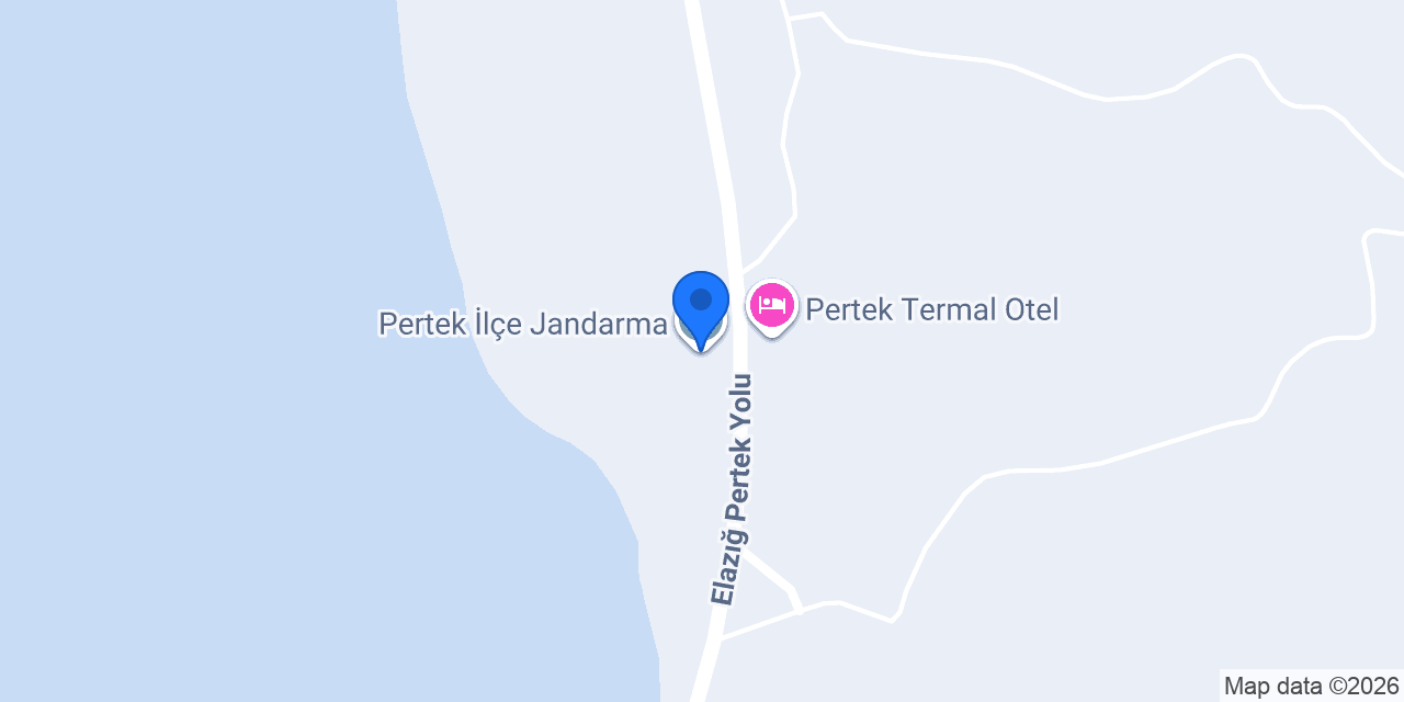 Pertek İlçe Jandarma konumu