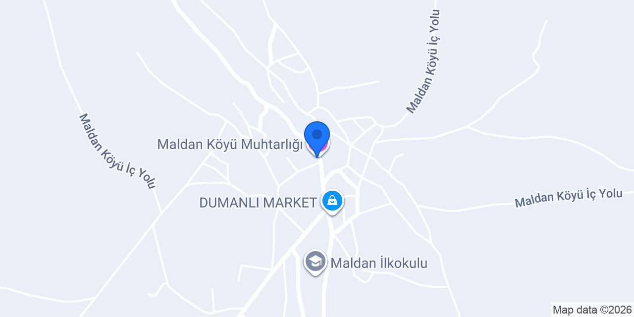 Maldan Köyü Muhtarlığı konumu
