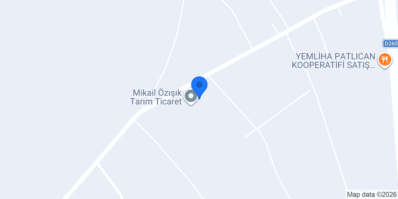Mikail Özışık Tarım Ticaret konumu