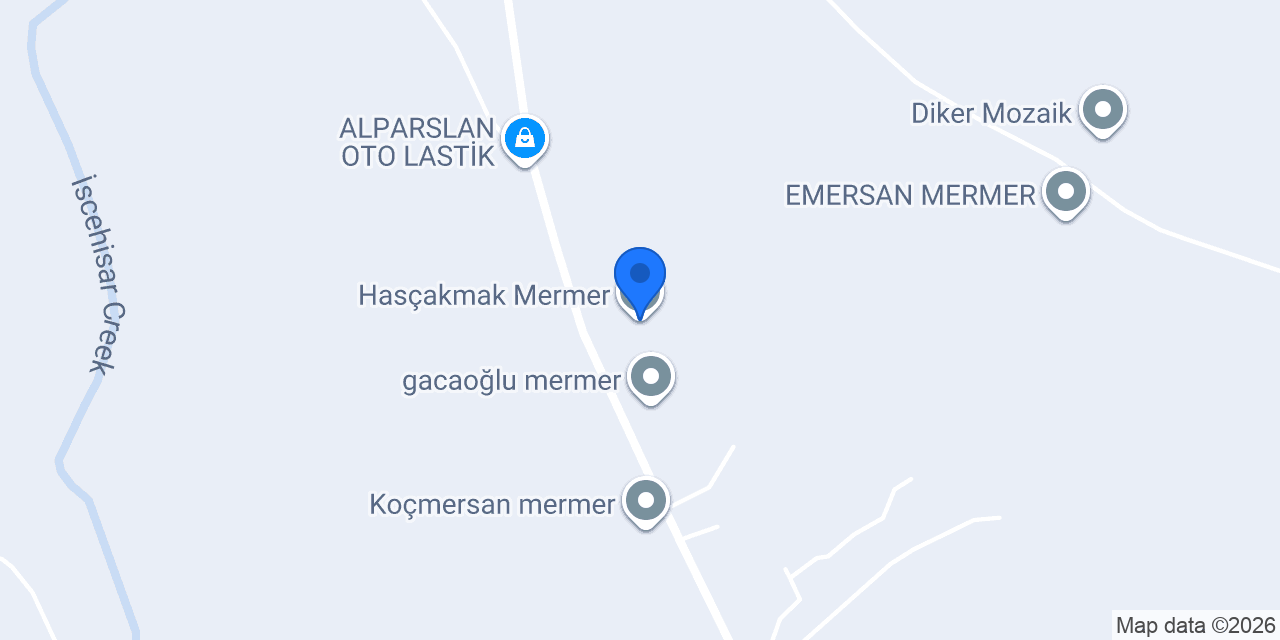 Hasçakmak Mermer konumu