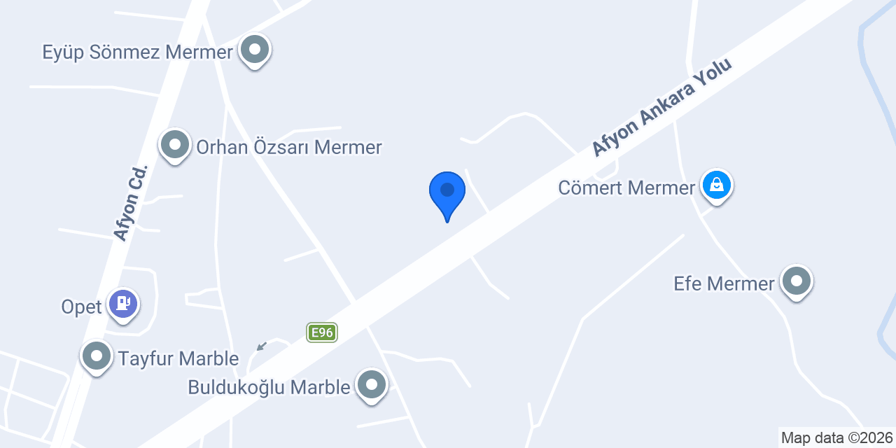 Buyruklar mermer konumu