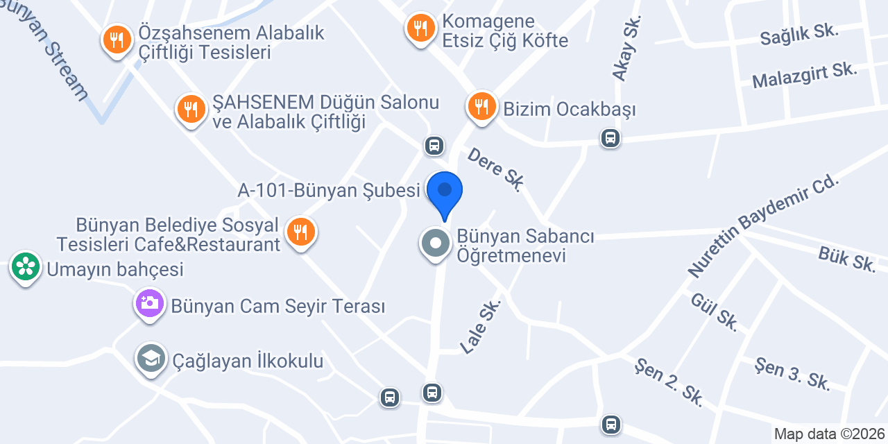 Yeni Adana Seyahat konumu