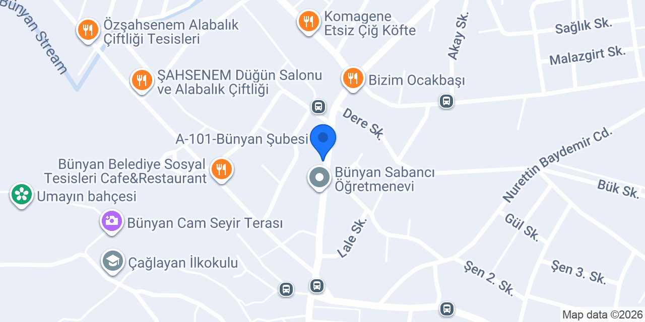 Güngör Pide Salonu konumu