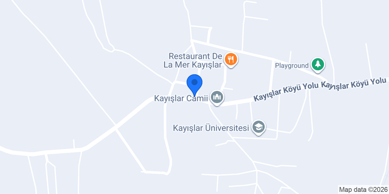 Kayışlar kasabı konumu