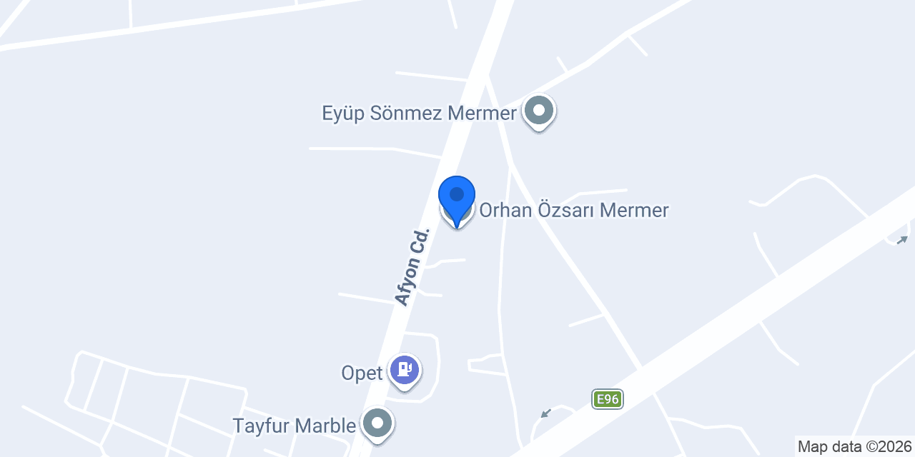 Orhan Özsarı Mermer konumu