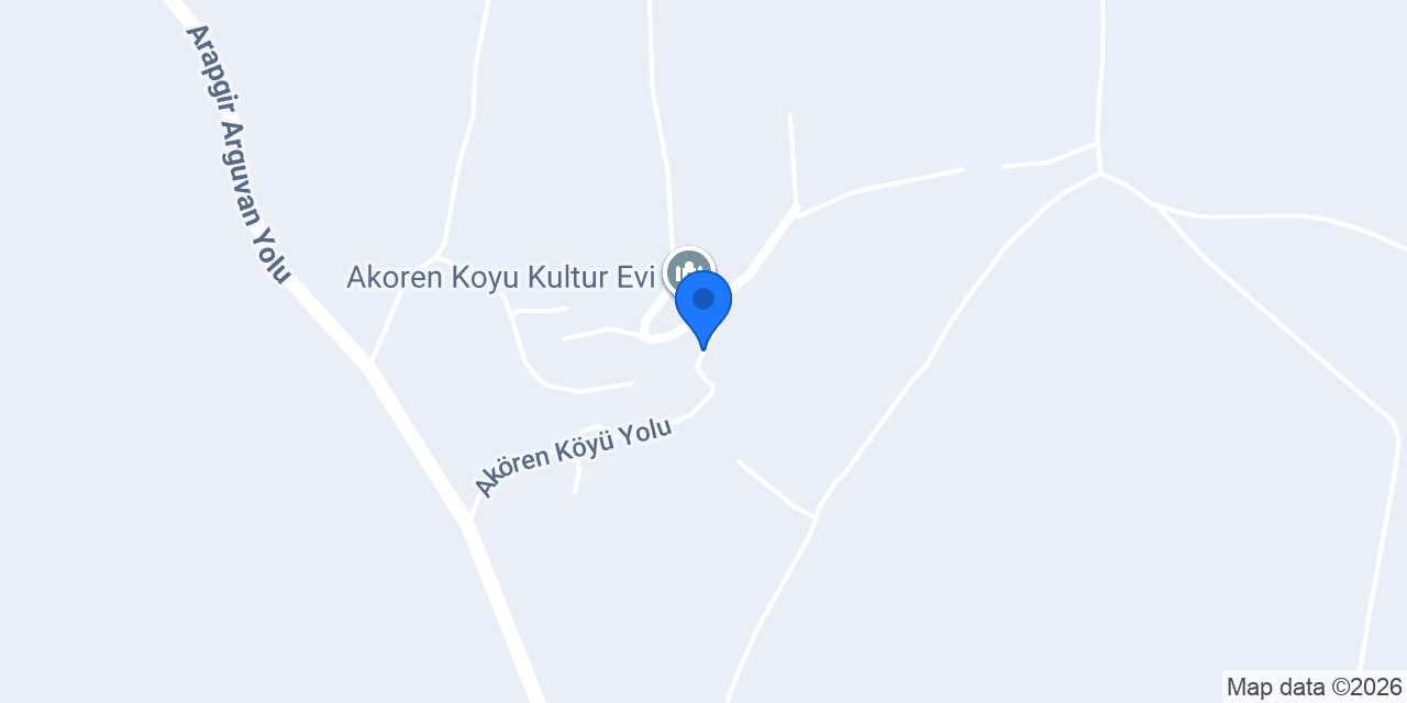Akören Köyü Muhtarlığı konumu